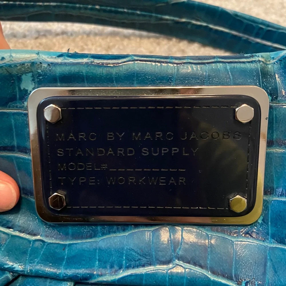 Marc By Marc Jacobs Croc Embossed Hobo‎ purse